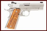 KIMBER 1911 SS PRO RAPTOR II 45 ACP USED GUN INV 236275 - 1 of 8