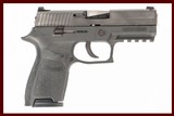 SIG SAUER P250 9MM GUN INV 236503 - 1 of 8