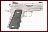 KIMBER 1911 STAINLESS ULTRA CARRY II 45 ACP USED GUN INV 236988 - 1 of 7