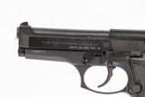 BERETTA 92 COMPACT 9MM USED GUN INV 237324 - 5 of 8