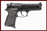 BERETTA 92 COMPACT 9MM USED GUN INV 237324 - 1 of 8