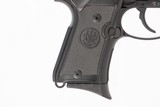 BERETTA 92 COMPACT 9MM USED GUN INV 237324 - 2 of 8