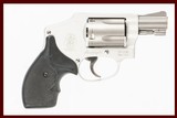 SMITH & WESSON 642-2 AIRWEIGHT 38 SPL USED GUN INV 237140 - 1 of 6
