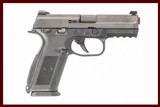 FNH FNS-9 9MM USED GUN INV 237505 - 1 of 8