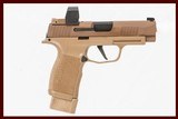 SIG SAUER P365 NRA FDE EDITION USED GUN INV 238264 - 1 of 8