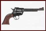RUGER SINGLE SIX 22 LR USED GUN INV 238732 - 1 of 8