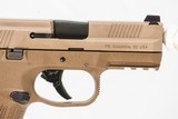 FNH FNS-9C FDE 9MM USED GUN INV 240102 - 4 of 8