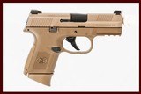 FNH FNS-9C FDE 9MM USED GUN INV 240102 - 1 of 8