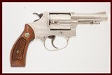 SMITH & WESSON MODEL 36 38 SPL USED GUN INV 239877 - 1 of 8