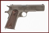 WWI COLT 1911 45 ACP USED GUN LOG 240014 - 1 of 13