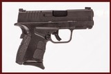SPRINGFIELD ARMORY XDS-9 9 MM USED GUN INV 240409 - 1 of 8
