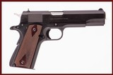 COLT 1911 GOVERNMENT MODEL 45 ACP USED GUN INV 240688 - 1 of 8