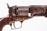 ULTRA RARE FIRST YEAR OF PRODUCTION COLT 1851 NAVY 1ST MODEL SQUAREBACK 36 CAL USED GUN LOG 240880 - 3 of 15