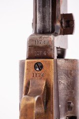ULTRA RARE FIRST YEAR OF PRODUCTION COLT 1851 NAVY 1ST MODEL SQUAREBACK 36 CAL USED GUN LOG 240880 - 15 of 15