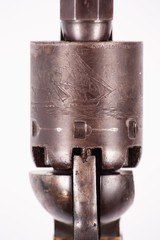 ULTRA RARE FIRST YEAR OF PRODUCTION COLT 1851 NAVY 1ST MODEL SQUAREBACK 36 CAL USED GUN LOG 240880 - 13 of 15