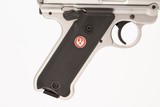 RUGER MK IV TARGET STAINLESS 22 LR USED GUN INV 241154 - 2 of 8