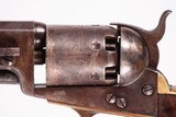 ULTRA RARE FIRST YEAR OF PRODUCTION COLT 1851 NAVY 1ST MODEL SQUAREBACK 36 CAL USED GUN LOG 241595 - 10 of 15