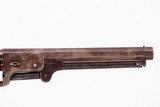 ULTRA RARE FIRST YEAR OF PRODUCTION COLT 1851 NAVY 1ST MODEL SQUAREBACK 36 CAL USED GUN LOG 241595 - 5 of 15