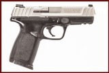 SMITH & WESSON SD40VE 40 S&W USED GUN INV 242686 - 1 of 10