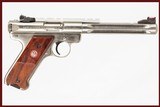 RUGER MKIII TARGET HUNTER 22 LR USED GUN INV 243047 - 1 of 14