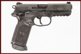 FNH FNX-45 45 ACP USED GUN INV 243237 - 1 of 8