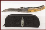 BILL KELLER CUSTOM FOLDING KNIFE ITEM 4-1-2307 - 1 of 7