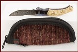 BILL KELLER CUSTOM FOLDING KNIFE ITEM 4-1-2295 - 1 of 7