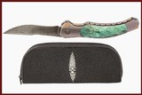 BILL KELLER CUSTOM FOLDING KNIFE ITEM 4-1-2306 - 1 of 10