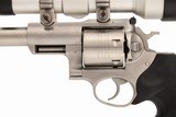 RUGER SUPEER REDHAWK 454 CASULL USED GUN INV 243283 - 6 of 8