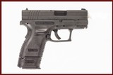 SPRINGFIELD ARMORY XD9 SUB-COMPACT 9 MM USED GUN INV 243808 - 1 of 8
