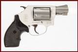 SMITH & WESSON 637-2 38 SPL USED GUN INV 243686 - 1 of 8