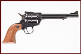RUGER SINGLE SIX 22 MAG/22 LR USED GUN INV 244497 - 1 of 8