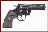 COLT PYTHON 357 MAG USED GUN INV 243282 - 1 of 8