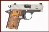 SIG SAUER P238 SAS 380 ACP USED GUN INV 244434 - 1 of 8