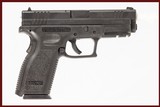 SPRINGFIELD XD-9 9 MM USED GUN INV 244570 - 1 of 8