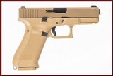 GLOCK 19X 9 MM USED GUN INV 245579 - 1 of 8