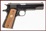 COLT GOVERNMENT MODEL 1911 SERIES 70 45 ACP USED GUN INV 236710 - 1 of 9