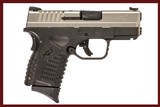SPRINGFIELD ARMORY XDS-9 9 MM USED GUN LOG 247996 - 1 of 6