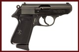 WALTHER PPK/S 22 LR USED GUN LOG 246290 - 1 of 8