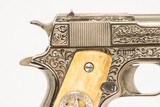 DW HARRIS ENGRAVED COLT GOVERNMENT MODEL 45 ACP USED GUN INV 248180 - 2 of 12