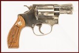 SMITH & WESSON MODEL 36 38 SPL USED GUN INV 248215 - 1 of 8
