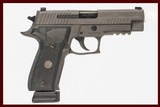 SIG SAUER P226 LEGION 9MM USED GUN INV 248097