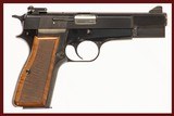 BELGIAN BROWNING HI POWER 9 MM USED GUN LOG 248164 - 1 of 11