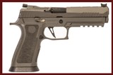 SIG SAUER P320 XFIVE LEGION 9 MM USED GUN LOG 248301 - 1 of 8