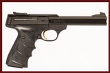 BROWNING BUCKMARK 22 LR USED GUN LOG 245403 - 1 of 8