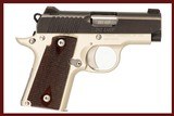 KIMBER MICRO CARRY 380 ACP USED GUN LOG 247859 - 1 of 8