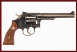 SMITH & WESSON K 22 TARGET 22 LR USED GUN LOG 248531