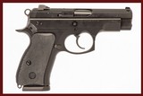 CZ 75 D COMPACT 9 MM USED GUN LOG 248634 - 1 of 8