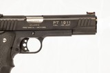 TAURUS PT1911 45 ACP USED GUN LOG 248736 - 2 of 8