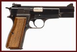 BROWNING HI POWER 9 MM USED GUN LOG 248530 - 1 of 8